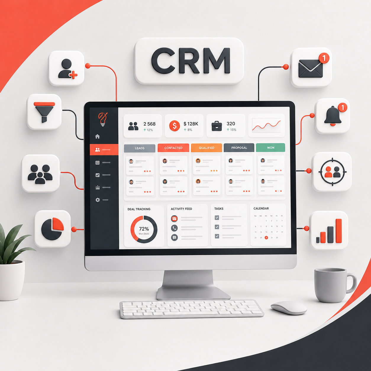 CRM sur mesure pour centraliser prospects clients opportunités et suivi commercial