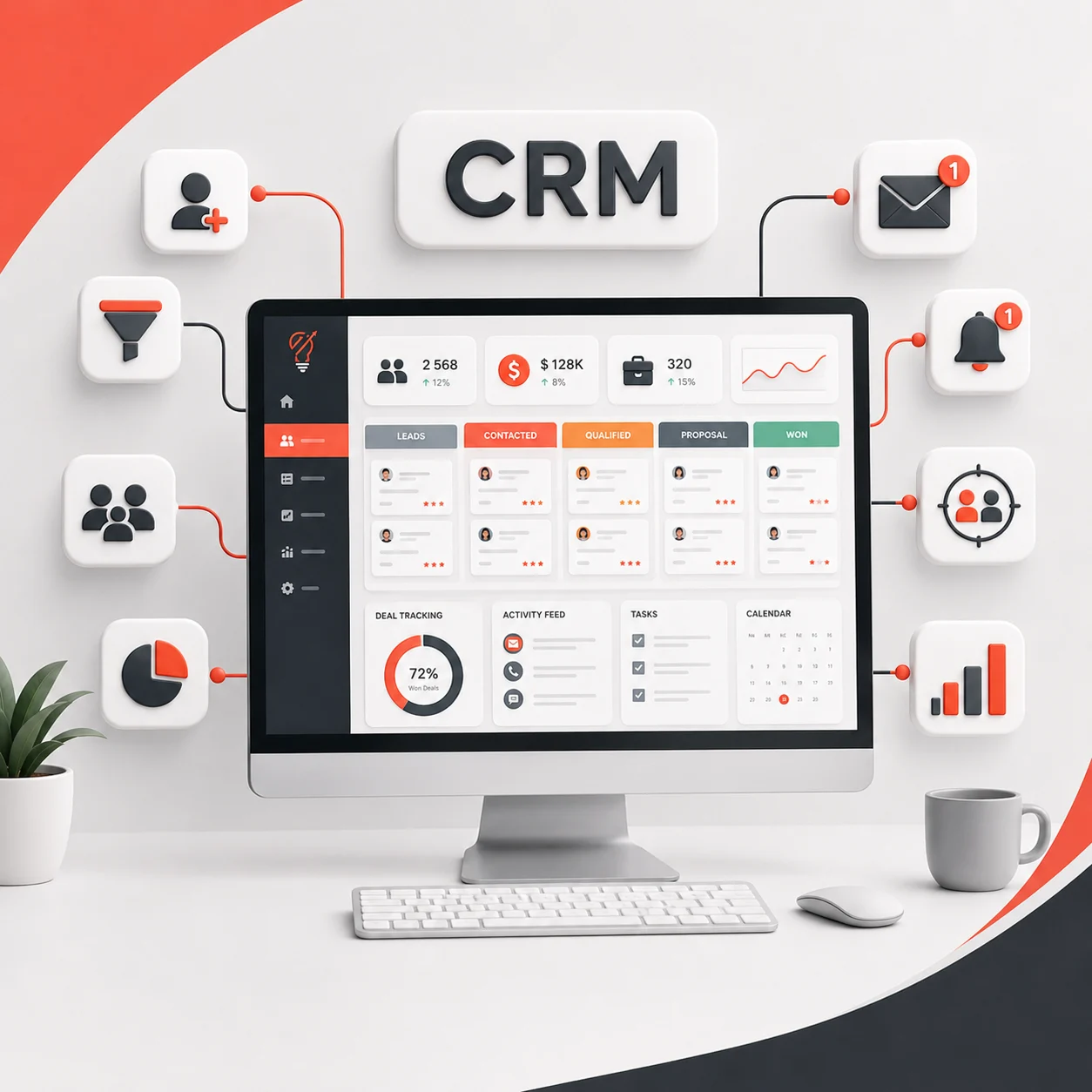 CRM sur mesure pour centraliser prospects clients opportunités et suivi commercial