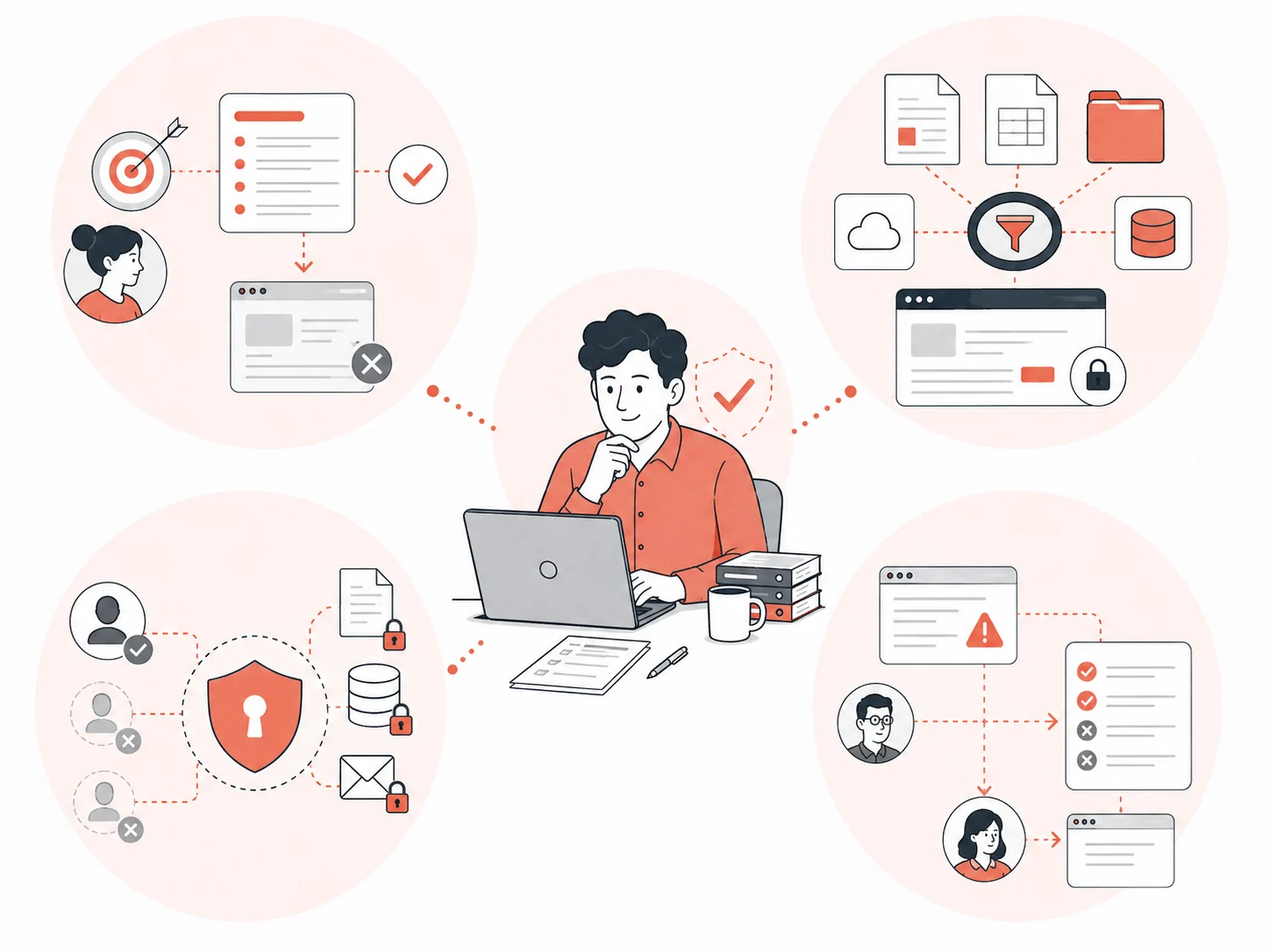 Architecture IA avec sources contrôlées permissions validation humaine et mécanismes de repli