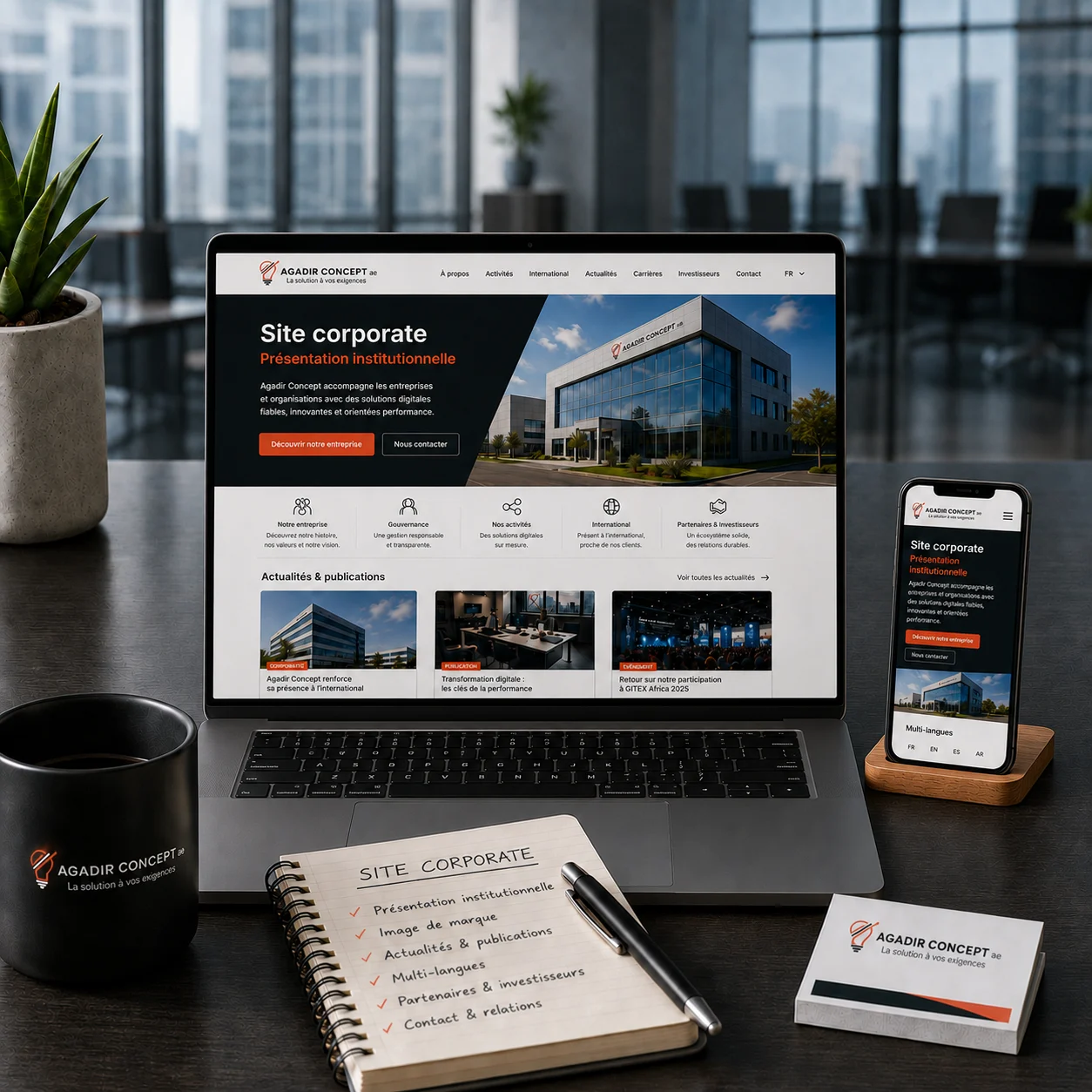 Site corporate